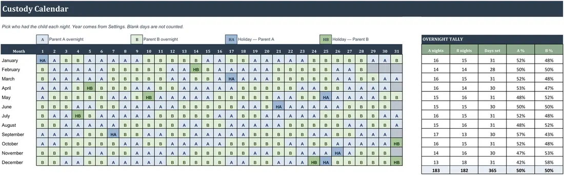 Custody Documentation System screenshot