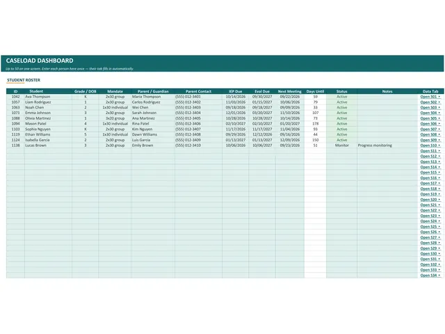 SLP Caseload Data System preview
