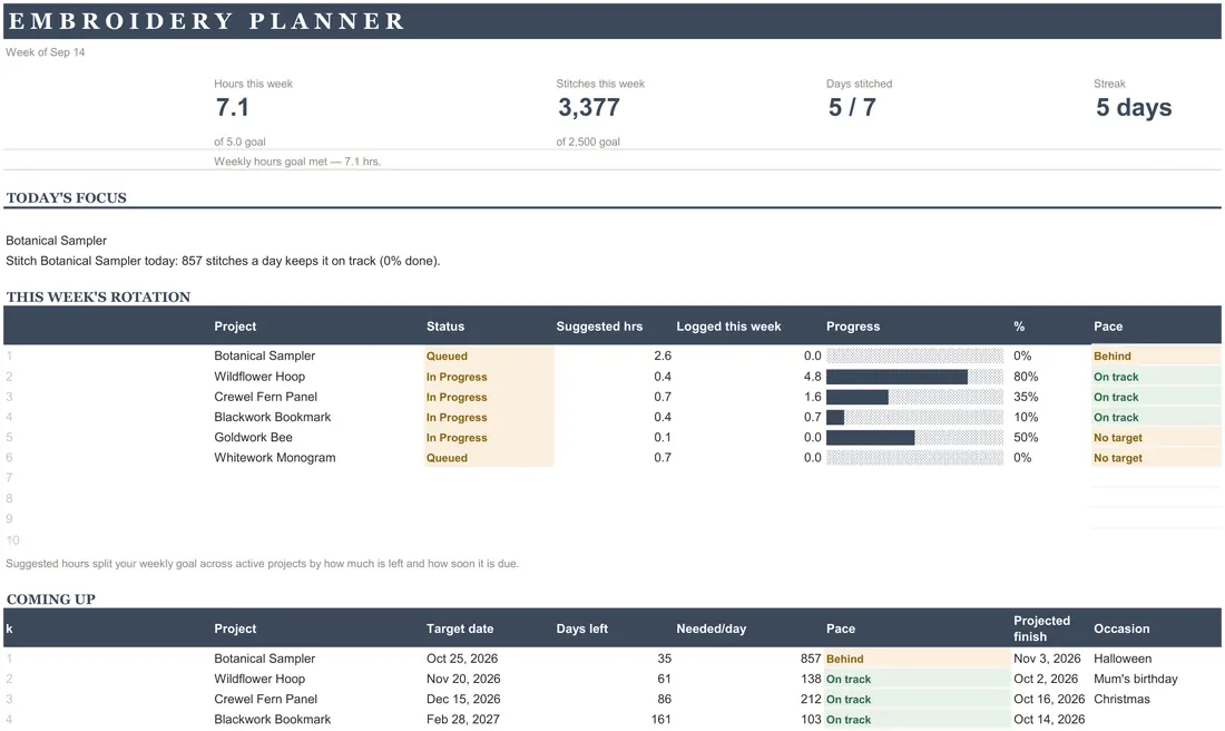 Embroidery Thread Tracker screenshot