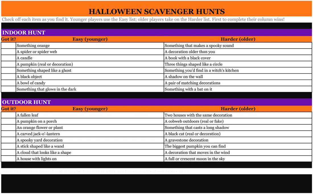 Halloween Party Games Kit screenshot