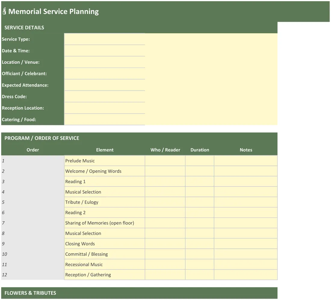 Grief and Loss Support Organizer screenshot