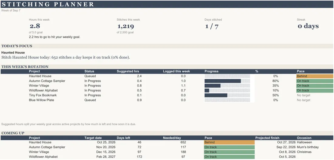 Cross Stitch Stash Tracker screenshot